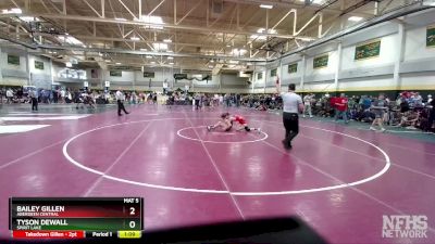 98/106 Quarterfinal - Bailey Gillen, Aberdeen Central vs Tyson Dewall, Spirit Lake