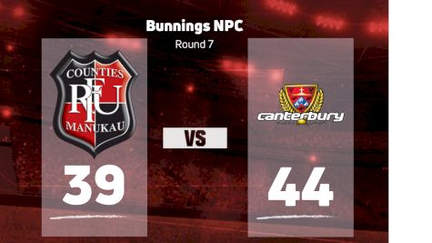 2022 Counties Manukau vs Canterbury