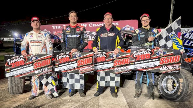 Four Drivers Claim Fonda 200 Qualifying Race Victories