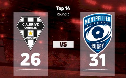 2022 CA Brive vs Montpellier Herault Rugby