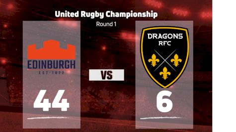 2022 Edinburgh Rugby vs Dragons