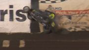 Logan Williams Flips Into The Billboards At Perris Auto Speedway