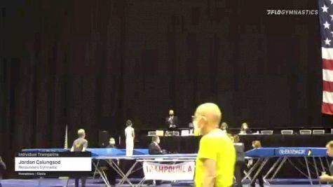 Jordan Calungsod - Individual Trampoline, Rebounders Gymnastic - 2021 USA Gymnastics Championships