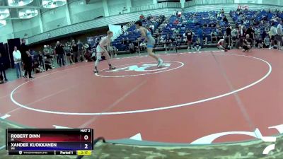 160 lbs Cons. Round 3 - Robert Dinn, IN vs Xander Kuokkanen, WI