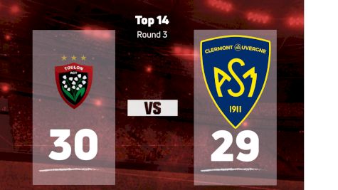2022 RC Toulonnais vs ASM Clermont Auvergne