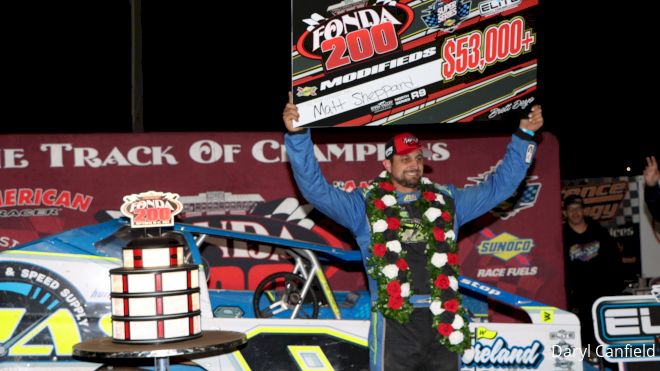 Matt Sheppard Puts His Name On Fonda 200 Trophy