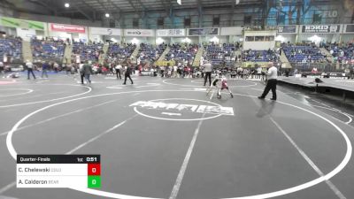 54 lbs Quarterfinal - Chase Chelewski, Colorado Outlaws vs Ayden Calderon, Bear Cave