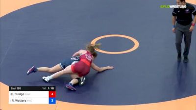 72 kg 1 Of 3 - Erin Clodgo, Sunkist Kids Wrestling Club vs Rachel Watters, NYAC