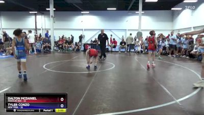 83 lbs Semis & 3rd Wb (16 Team) - Dalton McDaniel, Missouri Red vs Tyler Conzo, New York