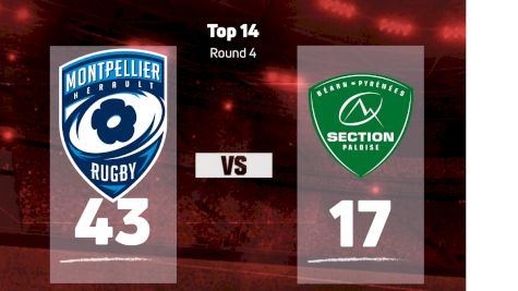 2022 Montpellier Herault Rugby vs Section Paloise