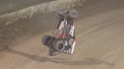 Mitchell Moles End-Over-End Midget Flip At 4-Crown Nationals