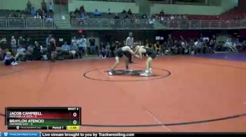 113 lbs Round 1 (8 Team) - Braylon Atencio, Cheyenne East vs Jacob Campbell, Papillion-La Vista