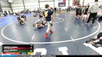 130 lbs Rd# 8- 12:30pm Saturday Final Pool - Brock Finnerty, PA White vs Andrew Kimball, Maryland GOLD