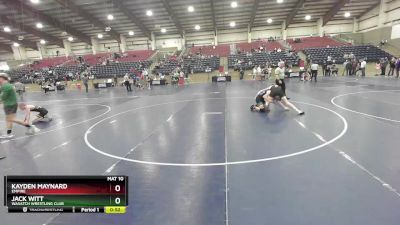 126 lbs Cons. Semi - Kayden Maynard, Empire vs Jack Witt, Wasatch Wrestling Club