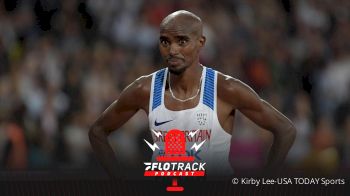 Mo Farah Out Of London Marathon