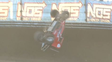 Evan Mosley Wild Qualifying Crash At Kokomo