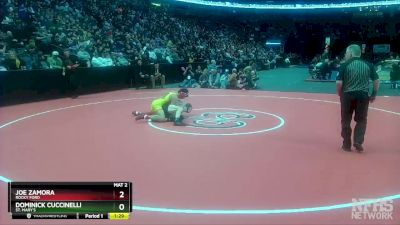 150-2A 1st Place Match - Joe Zamora, Rocky Ford vs Dominick Cuccinelli, St. Mary`s