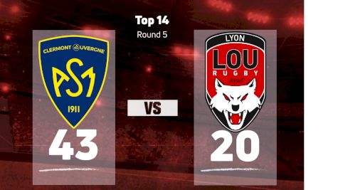 2022 ASM Clermont Auvergne vs Lyon OU