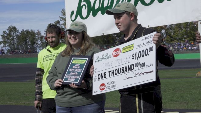 King Of The Road Chris Pelkey Earns Milk Bowl Pole