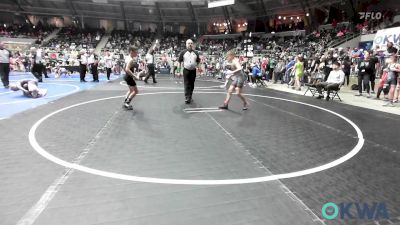 80 lbs Consi Of 4 - Vincent Petro, Cowboy Wrestling Club vs Owen Koss, R.a.w.