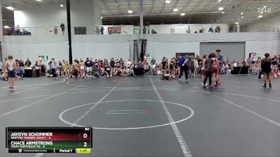 80 lbs Round 5 (6 Team) - Jaydyn Schommer, Whitted Trained Legacy vs Chace Armstrong, Terps Northeast MS