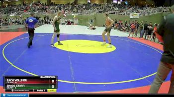 162 lbs Quarterfinals (8 Team) - Zach Vollmer, Culver vs Shade Starr, Colton