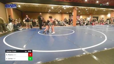 88 lbs Quarterfinal - Austin Myers, Gladiator Wrestling Club vs Jacob Jones, Viking Wrestling Club