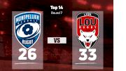 2022 Montpellier Herault Rugby vs Lyon OU