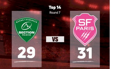 2022 Section Paloise vs Stade Francais