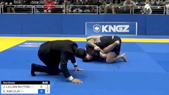 JANINE LILLIAN MUTTON vs ELISABETH ANN CLAY 2022 Pan IBJJF Jiu-Jitsu No-Gi Championship