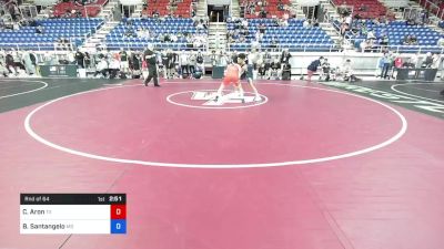 126 lbs Rnd Of 64 - Caio Aron, Texas vs Bryan Santangelo, Maryland