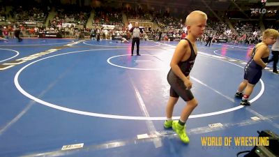 100 lbs Quarterfinal - David Collom, Pryor Tigers vs Zion Mogard, CIWC-Team Intensity