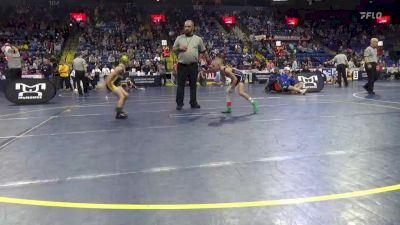 50 lbs Quarterfinal - Bryce Kocsis, Richland vs Luke LaGard, South Side