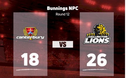 2022 Canterbury vs Wellington