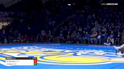 133 lbs Markus Simmons , Iowa State vs Seth Gross, SDSU