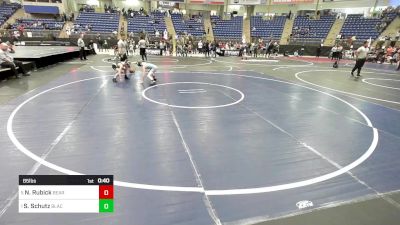 85 lbs Consolation - Nikolaas Rubick, Bear Cave vs Samuel Schutz, Black Fox Academy