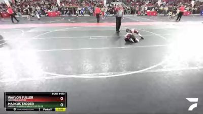 66 lbs Cons. Round 4 - Waylon Fuller, Wisconsin Rapids vs Markus Tadder, Milton Monsters Wrestling Club