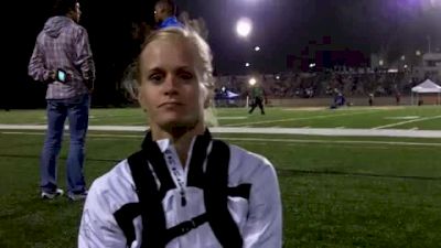 Laura Januszewski after 800 at USATF Oxy HP 2012