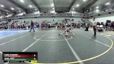 60 lbs Semifinal - Cord Stewart, Nixa Youth Wrestling-AAA&nbsp; vs Nash Joint, Richmond Youth Wrestling Club-AA