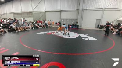 152 lbs Round 1 (8 Team) - David Mayora, Illinois vs Vince Bouzakis, Pennsylvania