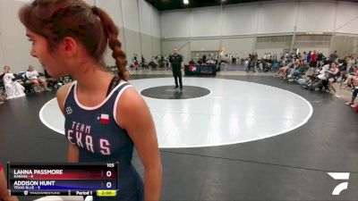 110 lbs Round 1 (10 Team) - Brooklyn Simpson, Kansas vs Kylie Smith, Texas Blue