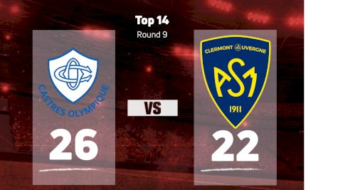 2022 Castres Olympique vs ASM Clermont Auvergne