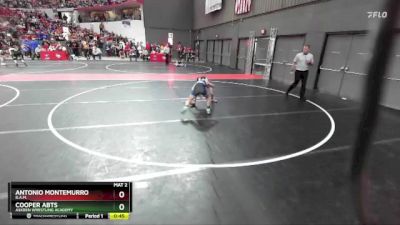 76 lbs Cons. Round 5 - Cooper Abts, Askren Wrestling Academy vs Antonio Montemurro, B.A.M.