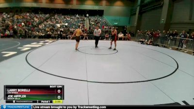 165 lbs Quarterfinal - Joe Hippler, Bishop Kelly vs Larry Borelli, Los Banos