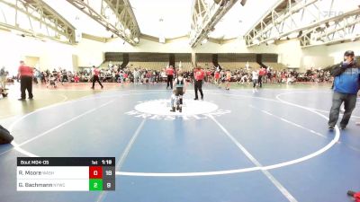 65 lbs Rr Rnd 5 - Ryan Moore, Washington Twp vs Greggy Bachmann, Neshaminy Youth Wrestling