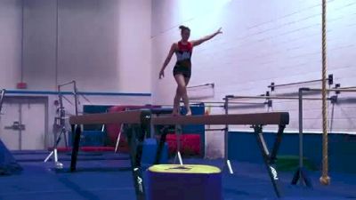 Casey Jo Magee TRIPLE Turn to Inside Turn on Beam