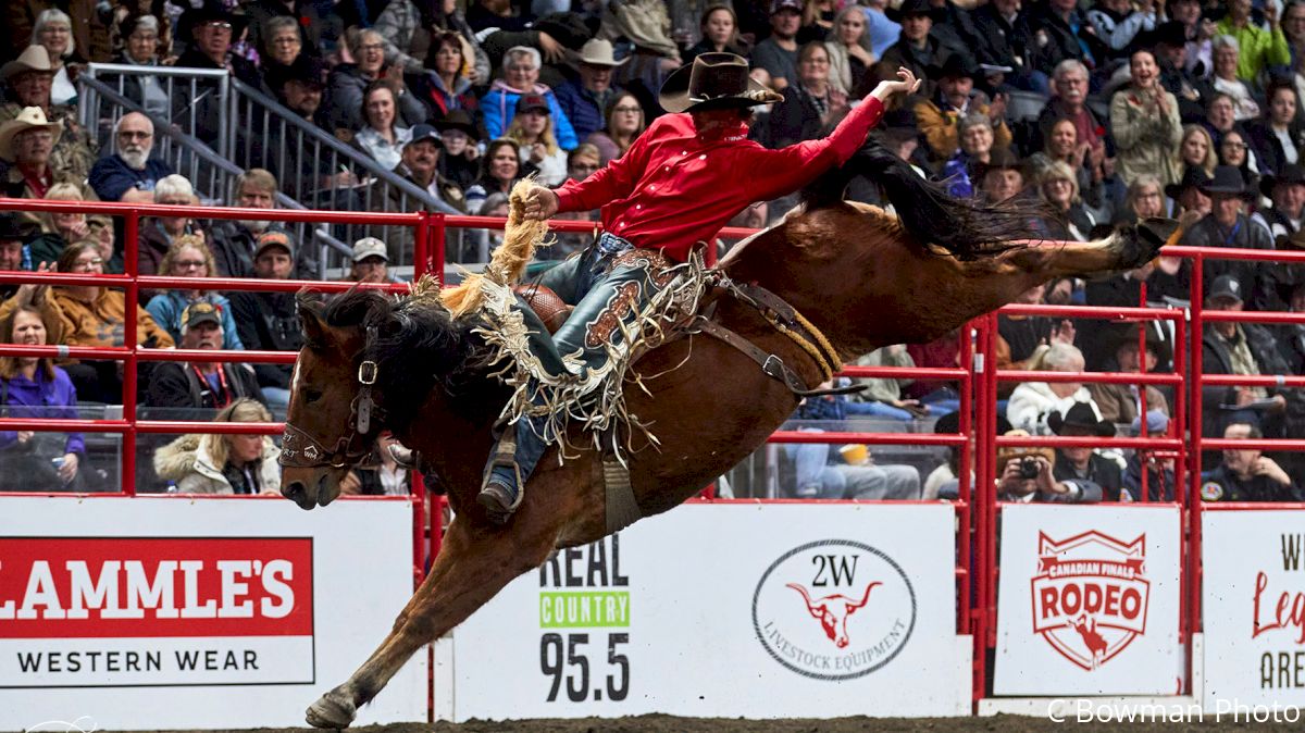 Bronc Riders Dominate At Canadian Finals Rodeo In Round 3