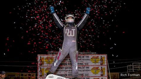 Robert Ballou Swipes Late-Race Victory At USAC Oval Nationals