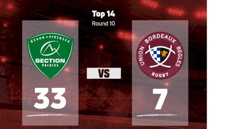 2022 Section Paloise vs Union Bordeaux Begles