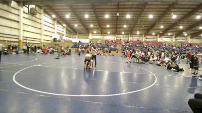 119 lbs Round 1 (4 Team) - Cohen Mortensen, Utah Black vs Oakley Maddox, Idaho 2